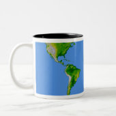 Die Welt Zweifarbige Tasse (Links)