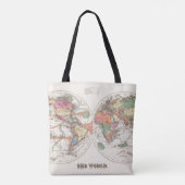 Die Weltatlaskarte mit Strom und Geschäftswinden Tasche (Rückseite)