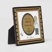 Die weltbeste Ärztin der weiblichen Plaque Fotoplatte (Vorderseite)