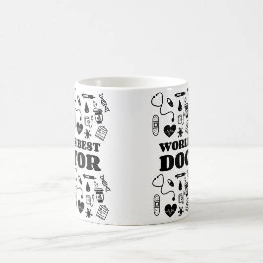Die weltbeste Doktorarbeit-Tasse Kaffeetasse (Mittel)