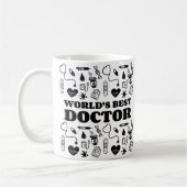 Die weltbeste Doktorarbeit-Tasse Kaffeetasse (Links)