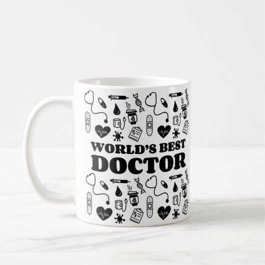 Die weltbeste Doktorarbeit-Tasse Kaffeetasse (Links)