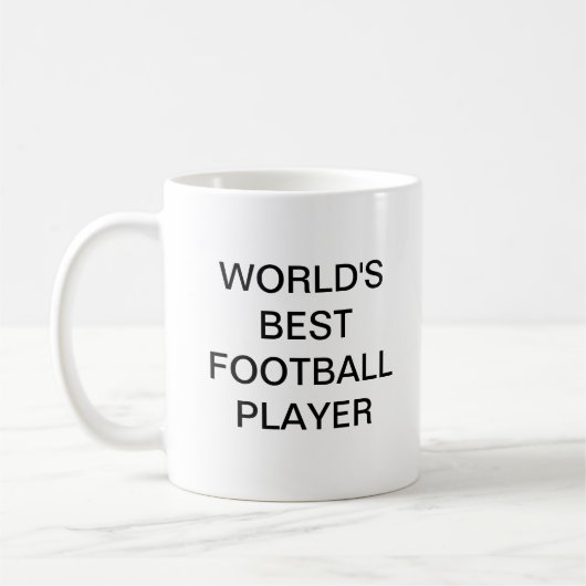 Die weltbeste FOOTBALL-Player-Tasse Kaffeetasse (Links)