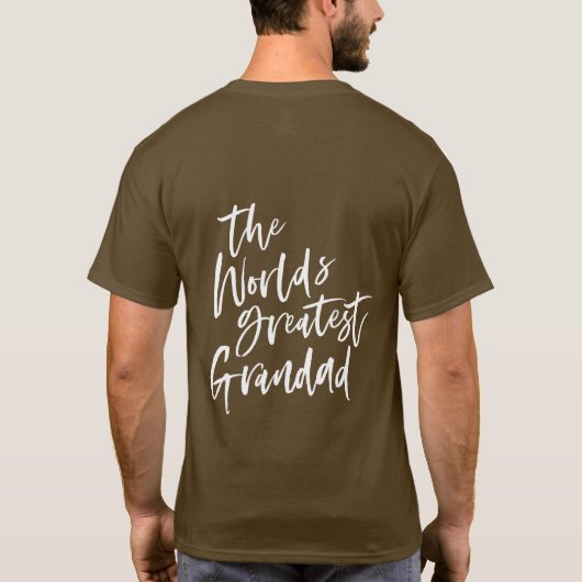 Die weltbeste Großad T-Shirt (Rückseite)