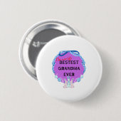 Die weltbeste Großmutter aller Zeiten Button (Vorne & Hinten)