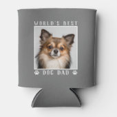 Die weltbeste Hunde-Vater-Pfote druckt Pet-Foto gr Dosenkühler (Vorderseite)