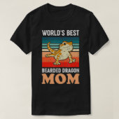 Die weltbeste Mama des bärtigen Drachen mit sonnen T-Shirt (Design vorne)