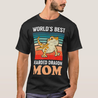 Die weltbeste Mama des bärtigen Drachen mit sonnen T-Shirt