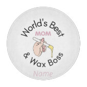 Die weltbeste Mama  Schneidebrett (Vorderseite)