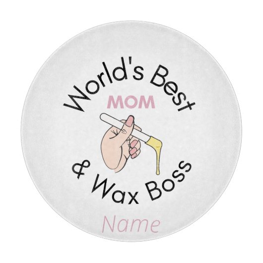 Die weltbeste Mama  Schneidebrett (Vorderseite)