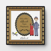 Die weltbeste Mechanik-Plaque für Auto Fotoplatte (Vorderseite)