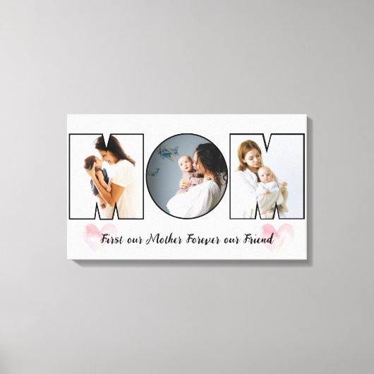 Die weltbeste Mutter aller Zeiten Leinwanddruck (Vorderseite)