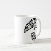Die Weltbeste Mutter Elegantes Kursivdesign Kaffeetasse (VorderseiteRechts)