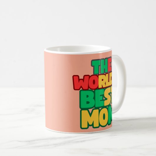 die weltbeste Mutter Kaffeetasse (VorderseiteRechts)