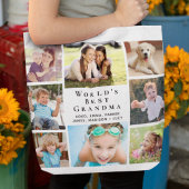 Die weltbeste Oma 8 FotoCollage Tasche