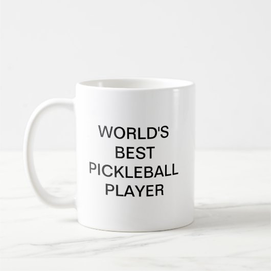 Die weltbeste Pickleball-Player-Tasse Kaffeetasse (Links)