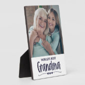 Die weltbeste Tafel für das Oma-Foto Fotoplatte (Seite)