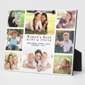 Die weltbeste Tante Uncle Foto Collage Fotoplatte (Seite)