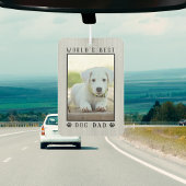Die weltbeste Vater-Paw druckt Foto-Rahmen für Hau Autolufterfrischer