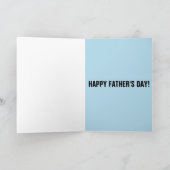 DIE WELTBESTE VATER VATER'S DAY CARD KARTE (Innenseite)