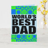 DIE WELTBESTE VATER VATER'S DAY CARD KARTE (Gelbe Blume)