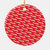 Die weltbeste Weihnachtsfeier für Chiropraktoren o Keramik Ornament (Hinten)