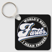 Die weltbesten Farter-I-Gemeinen Vater-Redewendung Schlüsselanhänger (Vorderseite)