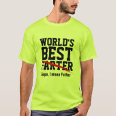 Die weltbesten Farter Oops der gemeinen Father-Ges T-Shirt (Vorderseite)