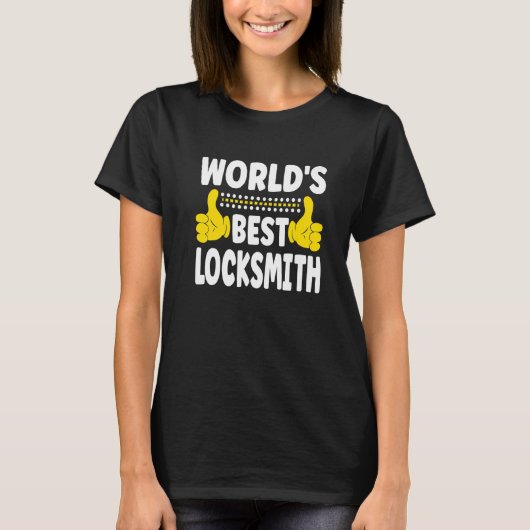 Die weltbesten Locksmith-Berufe T-Shirt (Vorderseite)