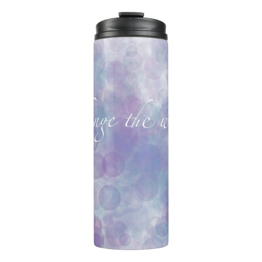 Die Weltflasche ändern Thermosbecher (Vorderseite)