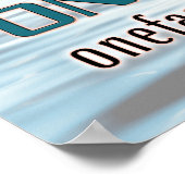 Die Weltfriedenbewegung der einen Familie Poster (Ecke)