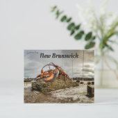 Die weltgrößte Statue New Brunswick Kanada Postkarte (Stehend Vorderseite)