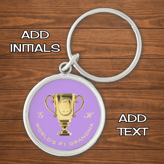 Die weltgrößten Oma-Initialen Schlüsselanhänger