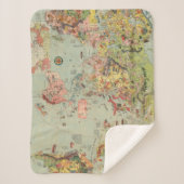 Die Weltkarte-auf einen Blick - Sherpadecke (Vorderseite)