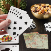 Die Weltkarte-auf einen Blick - Spielkarten (In Situ)