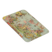 Die Weltkarte auf einen Blick - Weltflüge Magnet (Rechte Seite)