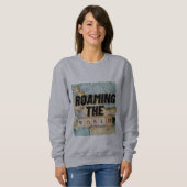 Die Weltkarte Sweatshirt (Vorne ganz)