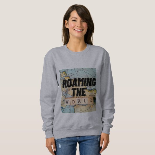 Die Weltkarte Sweatshirt (Vorne ganz)