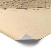 Die Weltkarte von Arrowsmith Poster (Ecke)