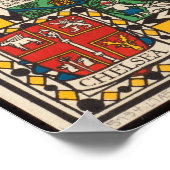 Die Weltkarte von London Poster (Ecke)