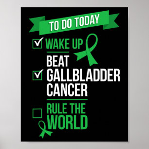 Die Weltordnung für Krebs in der Beat Gallblase ge Poster