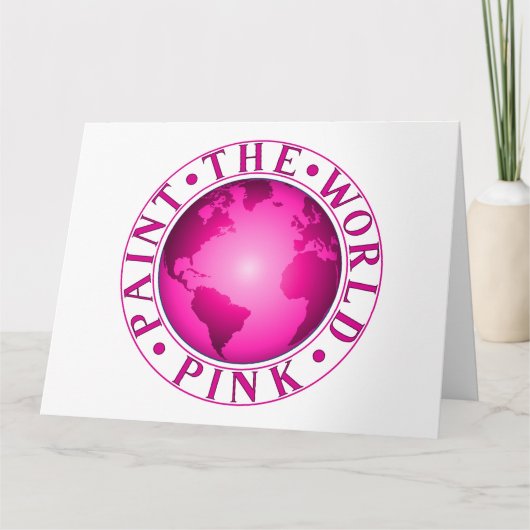 DIE WELTPINK-Diversity-Feier Karte (Vorderseite)