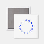 Die Weltreligionen Magnet (Vorderseite/Rückseite)