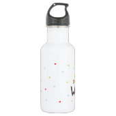 Die Weltwasserflasche Edelstahlflasche (Vorderseite)