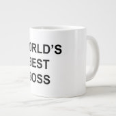 Die weltweit beste Boss-große Kaffee-Tasse des Bür Jumbo-Tasse (Vorderseite Rechts)