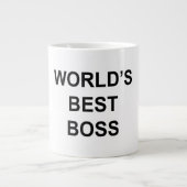 Die weltweit beste Boss-große Kaffee-Tasse des Bür Jumbo-Tasse (Vorderseite)