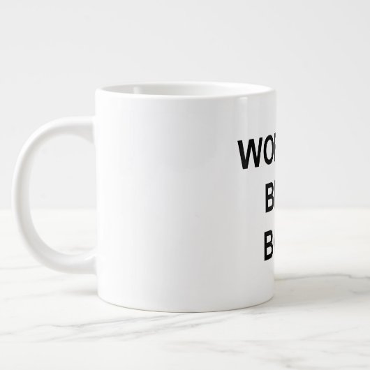 Die weltweit beste Boss-große Kaffee-Tasse des Bür Jumbo-Tasse (Links)