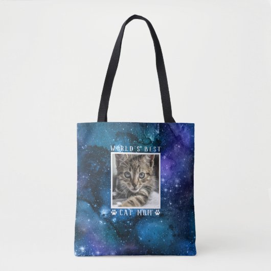 Die weltweit beste Cat Mama Paw Prints Foto Frame Tasche (Vorderseite)