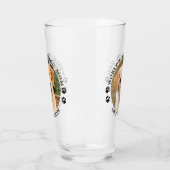 Die weltweit beste Mama für Hunde druckt kundenspe Glas (Links)