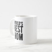 Die weltweit beste Mama je Kaffeemugs Kaffeetasse (Vorderseite Links)